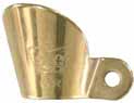 Flint Flash Guard, British Crown, brass